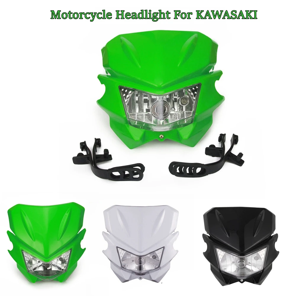 Motorcycle Universale Dirt Bike H4 Headlight Headlamp For Kawasaki KDX175 KDX200 KDX220R KDX250 KDX50
Motorcycle Universale Dirt Bike H4 Headlight Headlamp For Kawasaki KDX175 KDX200 KDX220R KDX250 KDX50