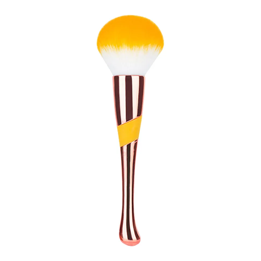 Big Loose Powder Makeup Brush Baseball Shape Golden Silicone Handle Anti-Slip Lightweight Portable Tool for Foundation
Big Loose Powder Makeup Brush Baseball Shape Golden Silicone Handle Anti-Slip Lightweight Portable Tool for Foundation