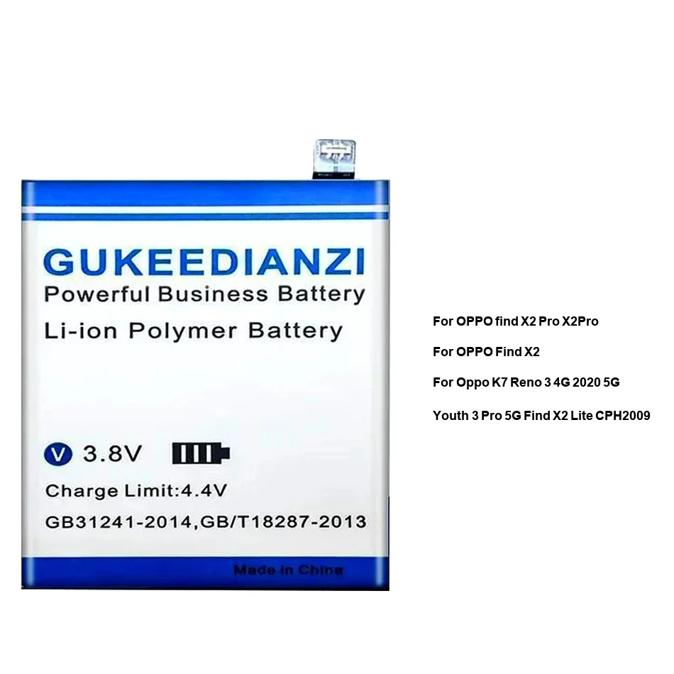 Mobile Phone Battery Long Lasting BLP769 BLP755 BLP767 2600-4600mAh For Oppo K7 3 Find X2 Pro Lite 2020 4G 5G
Mobile Phone Battery Long Lasting BLP769 BLP755 BLP767 2600-4600mAh For Oppo K7 3 Find X2 Pro Lite 2020 4G 5G
