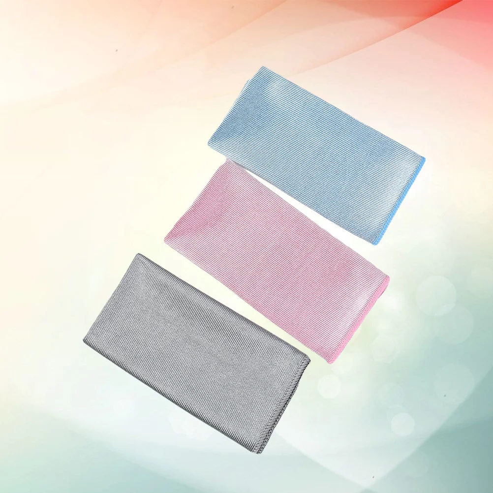 3Pcs Microfiber Cleaning Cloth High Absorption Kitchen Dishcloth for Glass Cookware Mirror Surfaces Mixed Color
3Pcs Microfiber Cleaning Cloth High Absorption Kitchen Dishcloth for Glass Cookware Mirror Surfaces Mixed Color