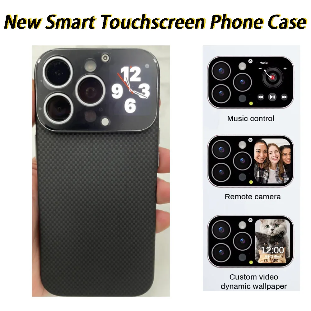 Case For iPhone 14 15 16 17 Pro Max For Dynamic Island Smartphone Case Magnetic Wireless Charging Bluetooth Screen Mirroring
Case For iPhone 14 15 16 17 Pro Max For Dynamic Island Smartphone Case Magnetic Wireless Charging Bluetooth Screen Mirroring