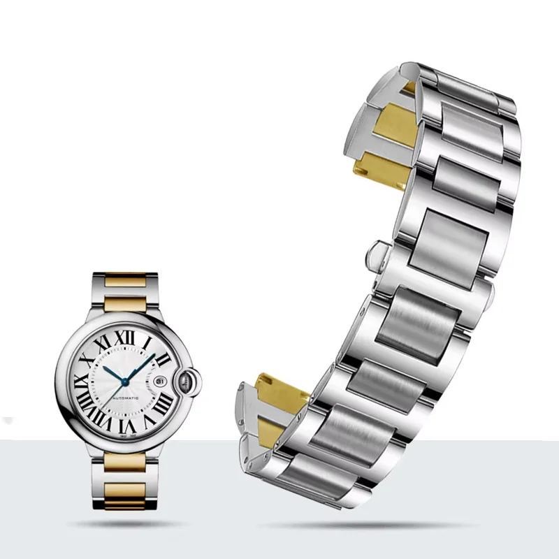 Stainless steel lug end watchband for Cartier Ballon Bleu series Watch strap 14*8mm 16*8mm 18*11mm 20*12mm Special watch strap
Stainless steel lug end watchband for Cartier Ballon Bleu series Watch strap 14*8mm 16*8mm 18*11mm 20*12mm Special watch strap