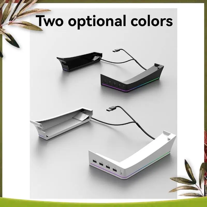 New-For PS5 Slim/Pro Stand With Light Modes 4 USB Hubs Enhanced Storage & Display White
New-For PS5 Slim/Pro Stand With Light Modes 4 USB Hubs Enhanced Storage & Display White