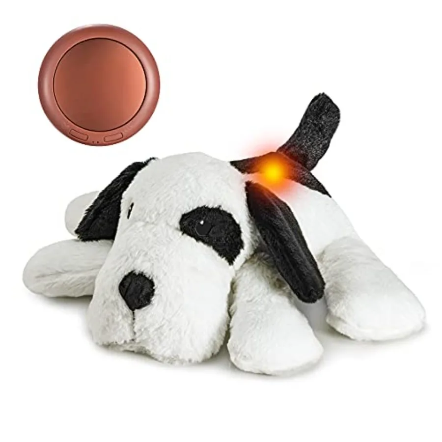 Heartbeat Warm Heat Stuffed Animal for Dog Anxiety Relief Calming Behavioral Aid Sleep Aid Soothe Cuddle Comfort Toy Black and
Heartbeat Warm Heat Stuffed Animal for Dog Anxiety Relief Calming Behavioral Aid Sleep Aid Soothe Cuddle Comfort Toy Black and