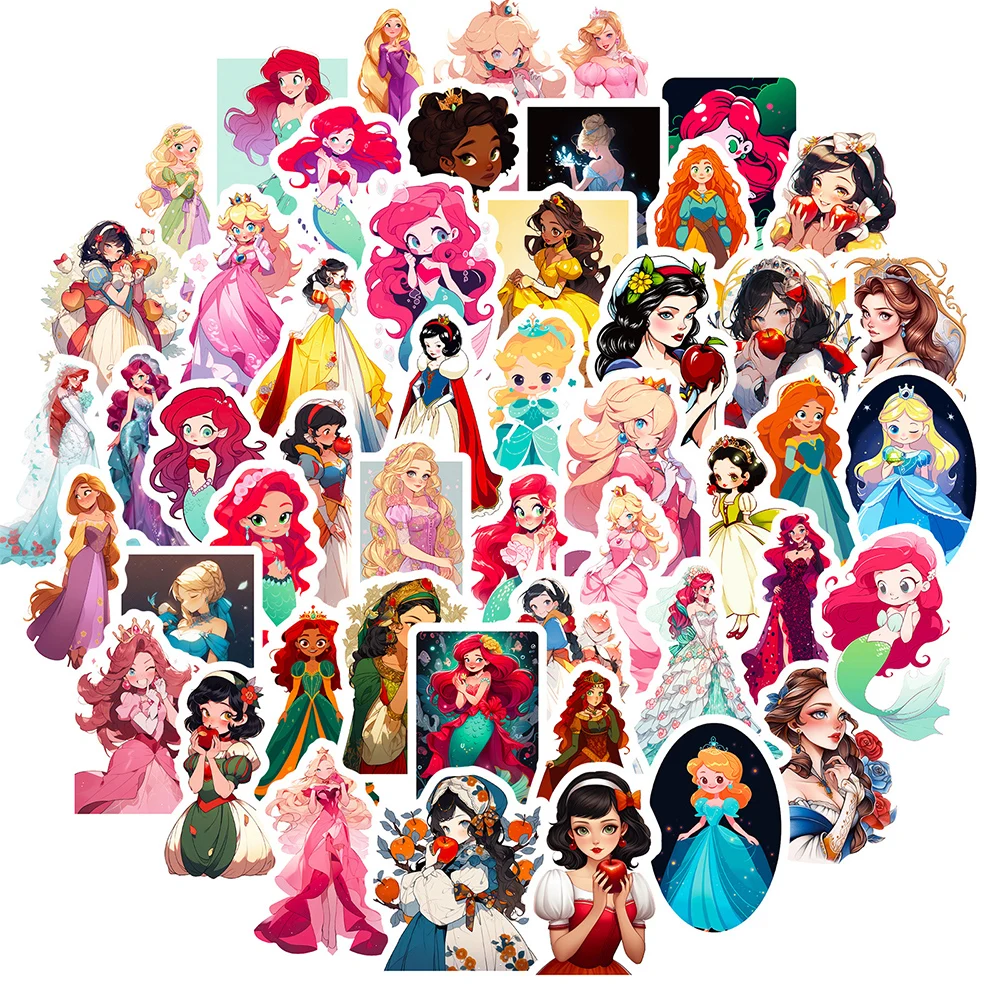 10/30/50pcs Disney Cute Cartoon Princess Stickers Decals Laptop Phone Suitcase Notebook Car Decoration Sticker Kids Classic Toy
10/30/50pcs Disney Cute Cartoon Princess Stickers Decals Laptop Phone Suitcase Notebook Car Decoration Sticker Kids Classic Toy