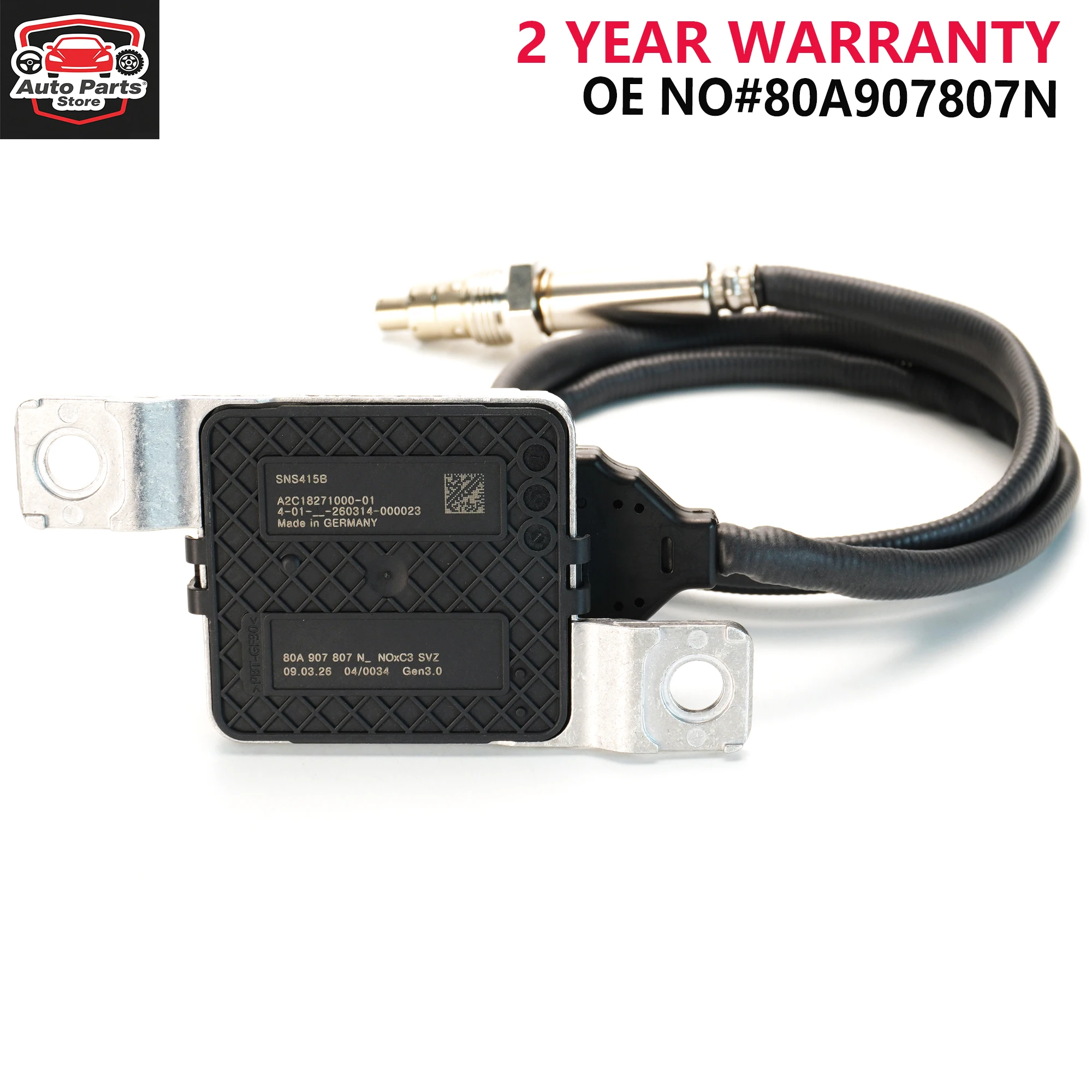 NOX Sensor 80A907807N 80A907807B A2C18271000-01 A2C1827100001 Fits For VW Ag A5 8T A4 8W A5 8F Q5 8R
NOX Sensor 80A907807N 80A907807B A2C18271000-01 A2C1827100001 Fits For VW Ag A5 8T A4 8W A5 8F Q5 8R