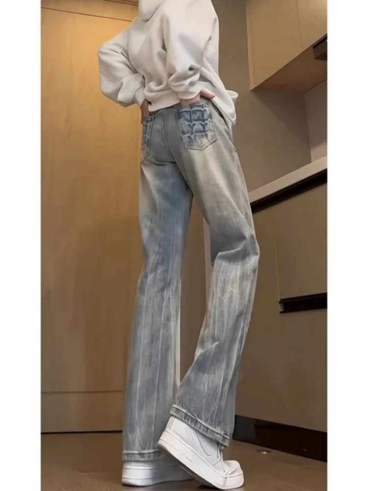 Мужские джинсы прямого кроя с ретро-дизайном «Голубая молния», с высокой талией, широкими штанинами, весенне-осенние, облегающие, длиной каприс
Мужские джинсы прямого кроя с ретро-дизайном «Голубая молния», с высокой талией, широкими штанинами, весенне-осенние, облегающие, длиной каприс