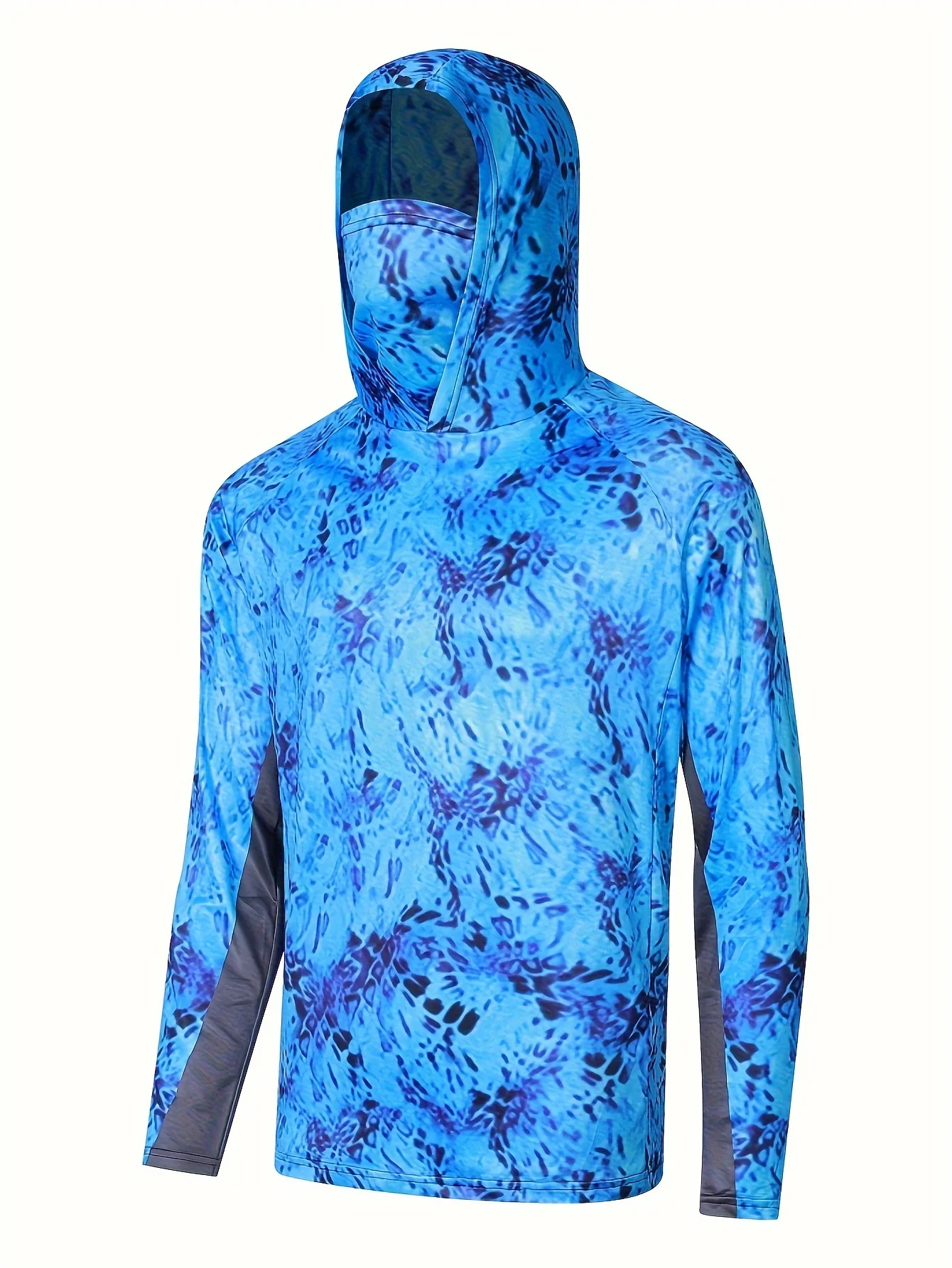 ComfySun Hoodie Rash Guard - Long Sleeve Quick Dry Sun Protection Top for Men's Outdoor Fishing Activities with Face Mask
ComfySun Hoodie Rash Guard - Long Sleeve Quick Dry Sun Protection Top for Men's Outdoor Fishing Activities with Face Mask