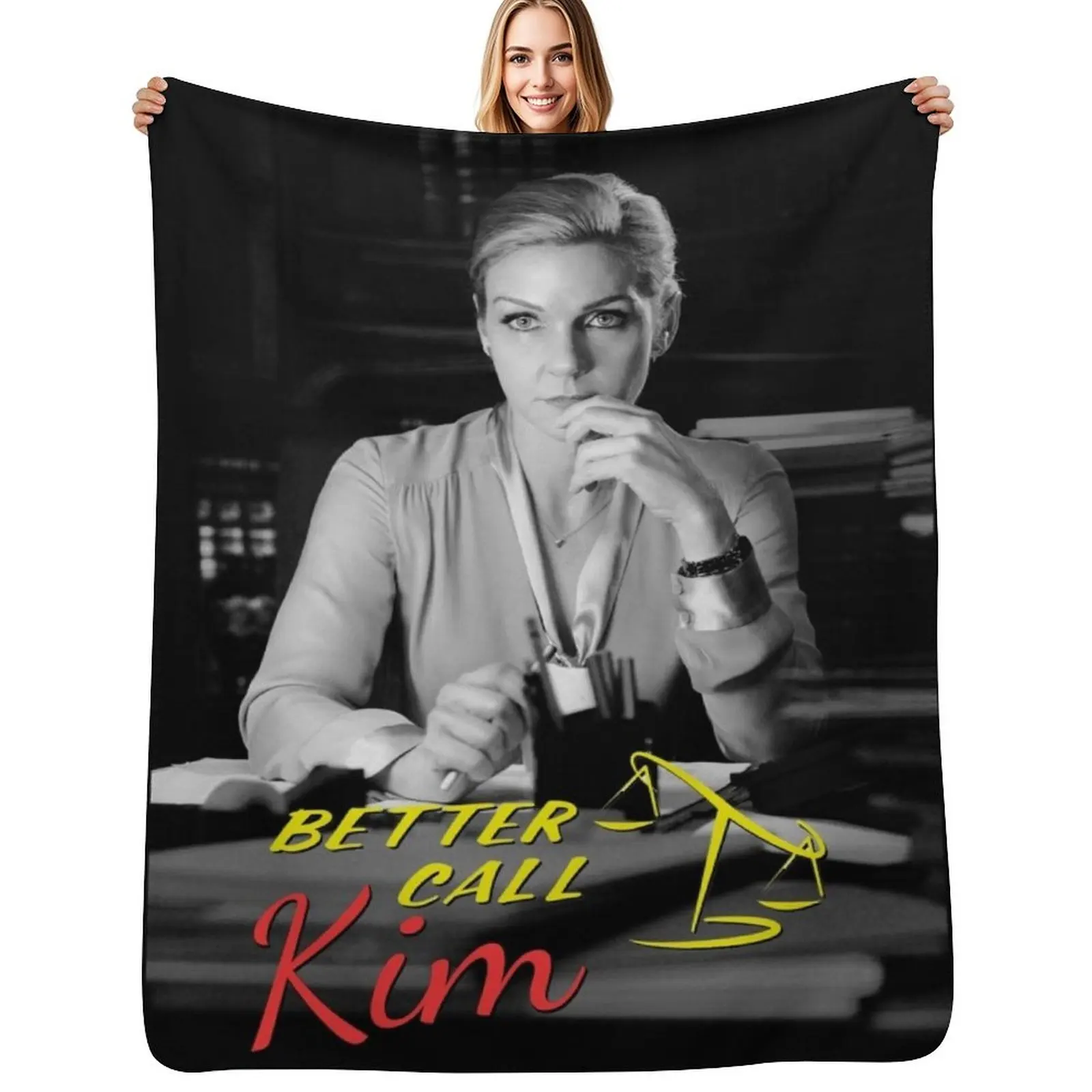 Kim Wexler - Better Call Kim Throw Blanket Cozy Light Blanket for Travel Camping Picnic
Kim Wexler - Better Call Kim Throw Blanket Cozy Light Blanket for Travel Camping Picnic