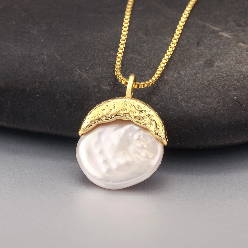 AIBEF Natural Seashell Irregular Round Pendant Copper Necklace Women Jewelry Accessories Girl Party Gift Wholesale Dropshipping
AIBEF Natural Seashell Irregular Round Pendant Copper Necklace Women Jewelry Accessories Girl Party Gift Wholesale Dropshipping
