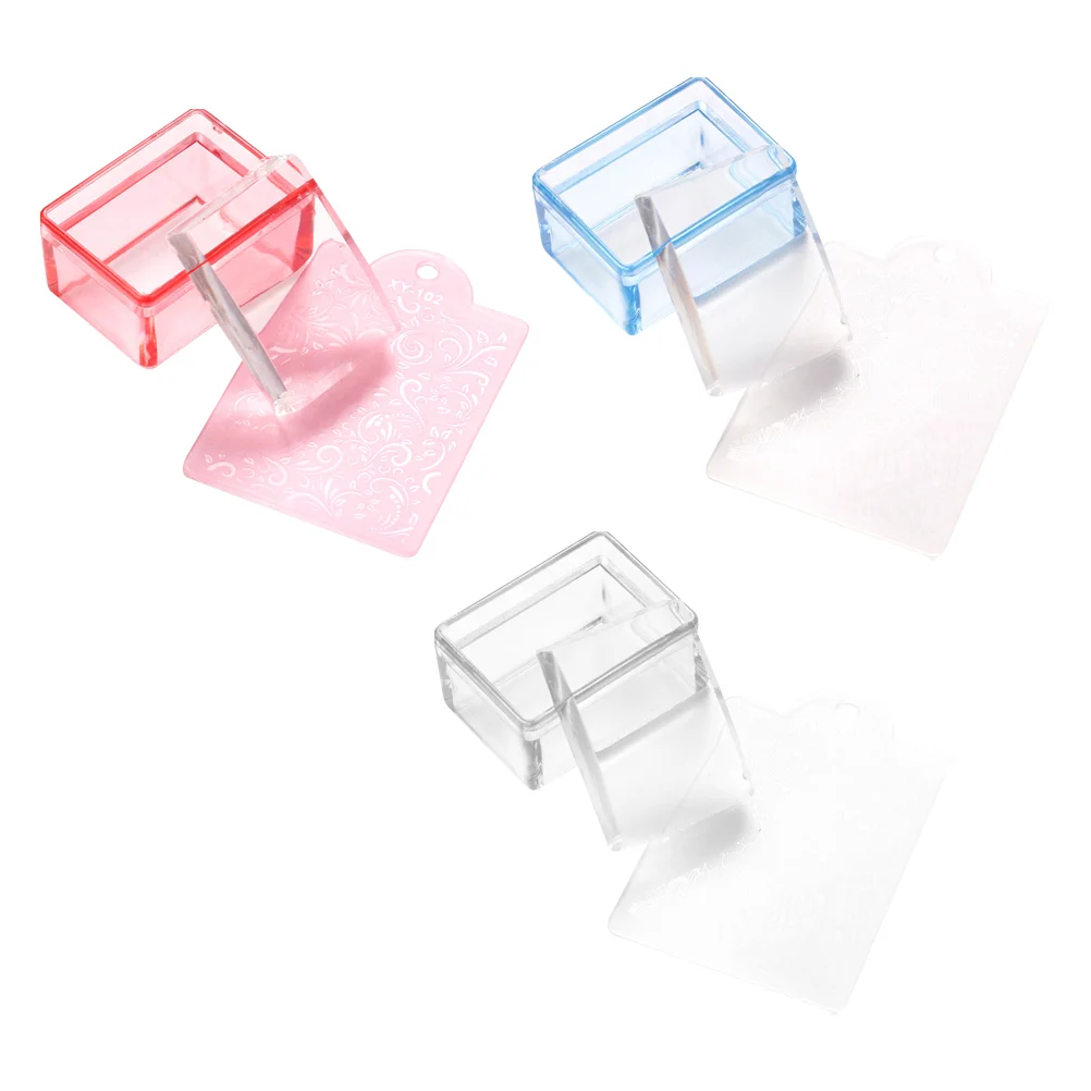 3 Pcs Nail Stamp Manicure Stampers Tools Simple Transparent Seals Salon Supplies DIY
3 Pcs Nail Stamp Manicure Stampers Tools Simple Transparent Seals Salon Supplies DIY
