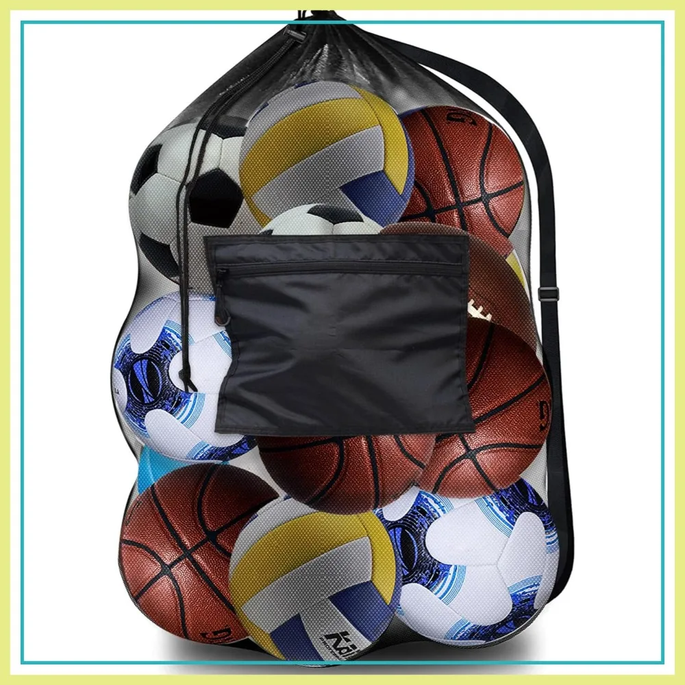 30x40 Inch Mesh Ball Bag for Soccer, Basketball, Volleyball, Baseball, Swimming Gear
30x40 Inch Mesh Ball Bag for Soccer, Basketball, Volleyball, Baseball, Swimming Gear