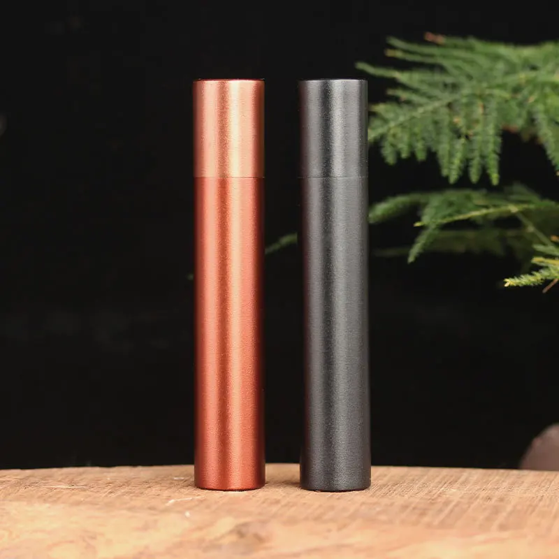 Incense Storage Tube Portable Aluminum Alloy Incense Storage Box Can Put 10g Sandalwood Joss-stick Incense Sticks Holder
Incense Storage Tube Portable Aluminum Alloy Incense Storage Box Can Put 10g Sandalwood Joss-stick Incense Sticks Holder