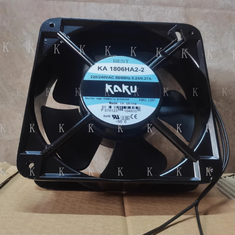 C FOR KAKU KA1806HA2-2 18060 AC220V-240V 0.24/0.27A 18CM Cooling Fan
C FOR KAKU KA1806HA2-2 18060 AC220V-240V 0.24/0.27A 18CM Cooling Fan
