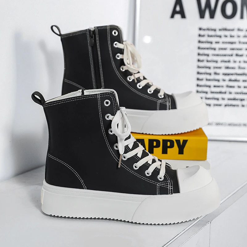 Men's boots four season casual new high top boots comfortable increased height anti slip wear-resistant commuting workwear boots
Men's boots four season casual new high top boots comfortable increased height anti slip wear-resistant commuting workwear boots