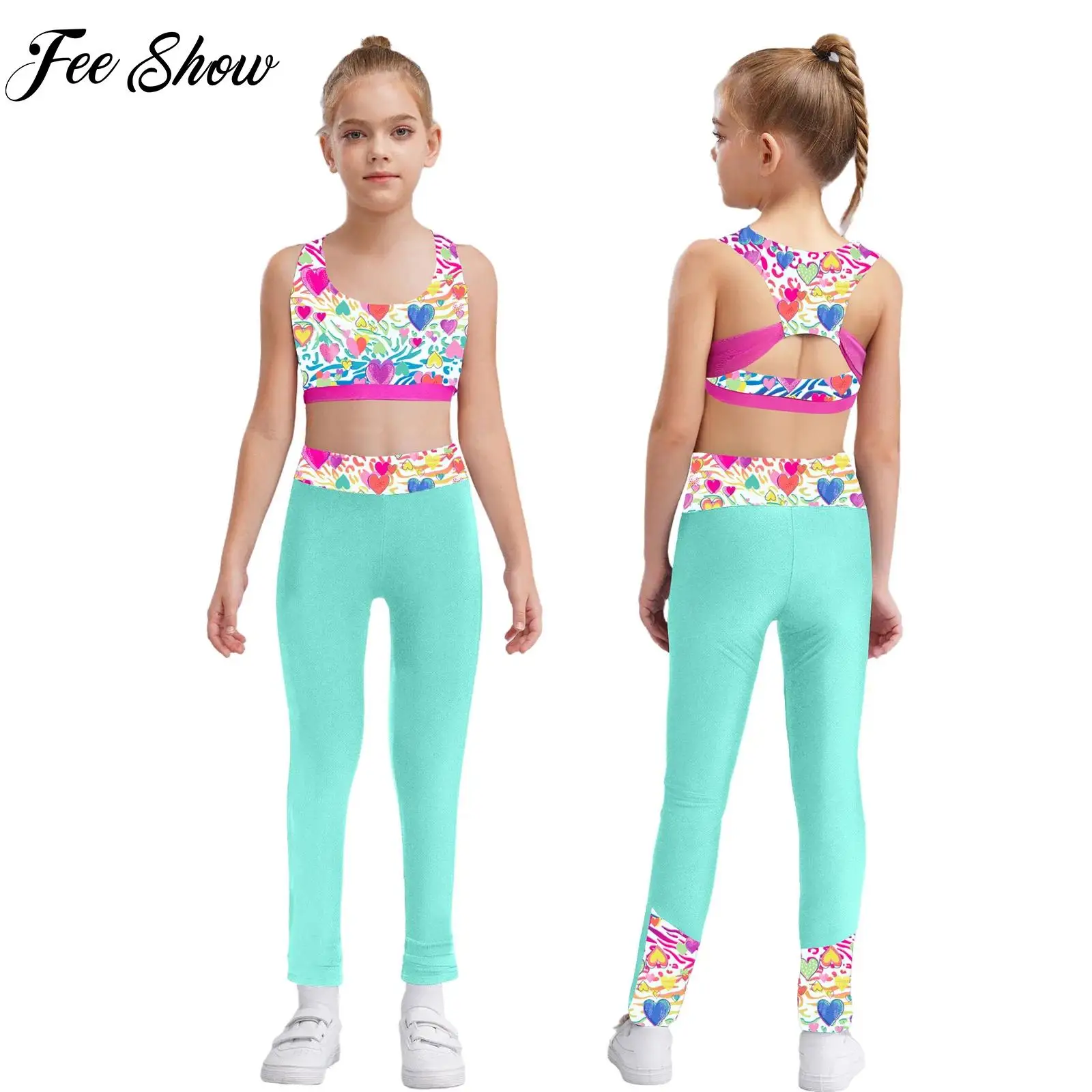 2 Pcs Kids Yoga Sports Set for Girls Cycling Running Workout Fitness Clothes Sport Suit Tracksuit Sleeveless Vest with Leggings
2 Pcs Kids Yoga Sports Set for Girls Cycling Running Workout Fitness Clothes Sport Suit Tracksuit Sleeveless Vest with Leggings