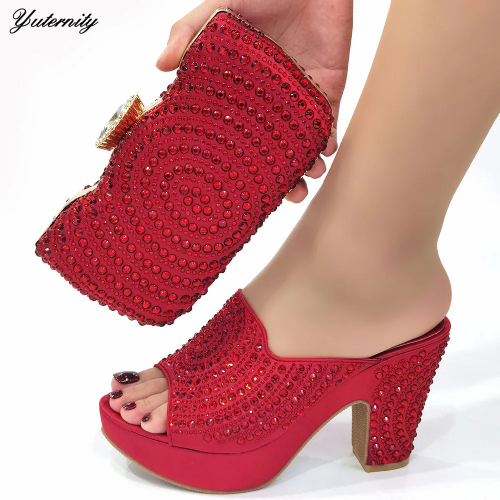 2022 Italian Design Woman Shoes And Bag Set Latest Style Slipper Shoes And Bag African Wedding Party Shoes And Bag Set
2022 Italian Design Woman Shoes And Bag Set Latest Style Slipper Shoes And Bag African Wedding Party Shoes And Bag Set