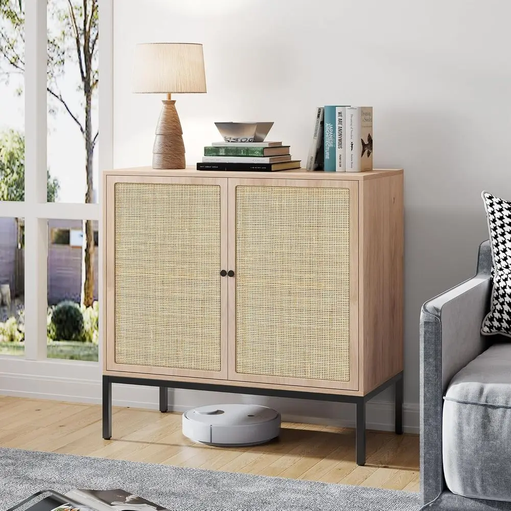 Sideboard Buet Cabinet with Natural Rattan Decorated Do, Rattan Cabinet Accent ole Storage Table, Boho Crza or Living Room, Entr
Sideboard Buet Cabinet with Natural Rattan Decorated Do, Rattan Cabinet Accent ole Storage Table, Boho Crza or Living Room, Entr