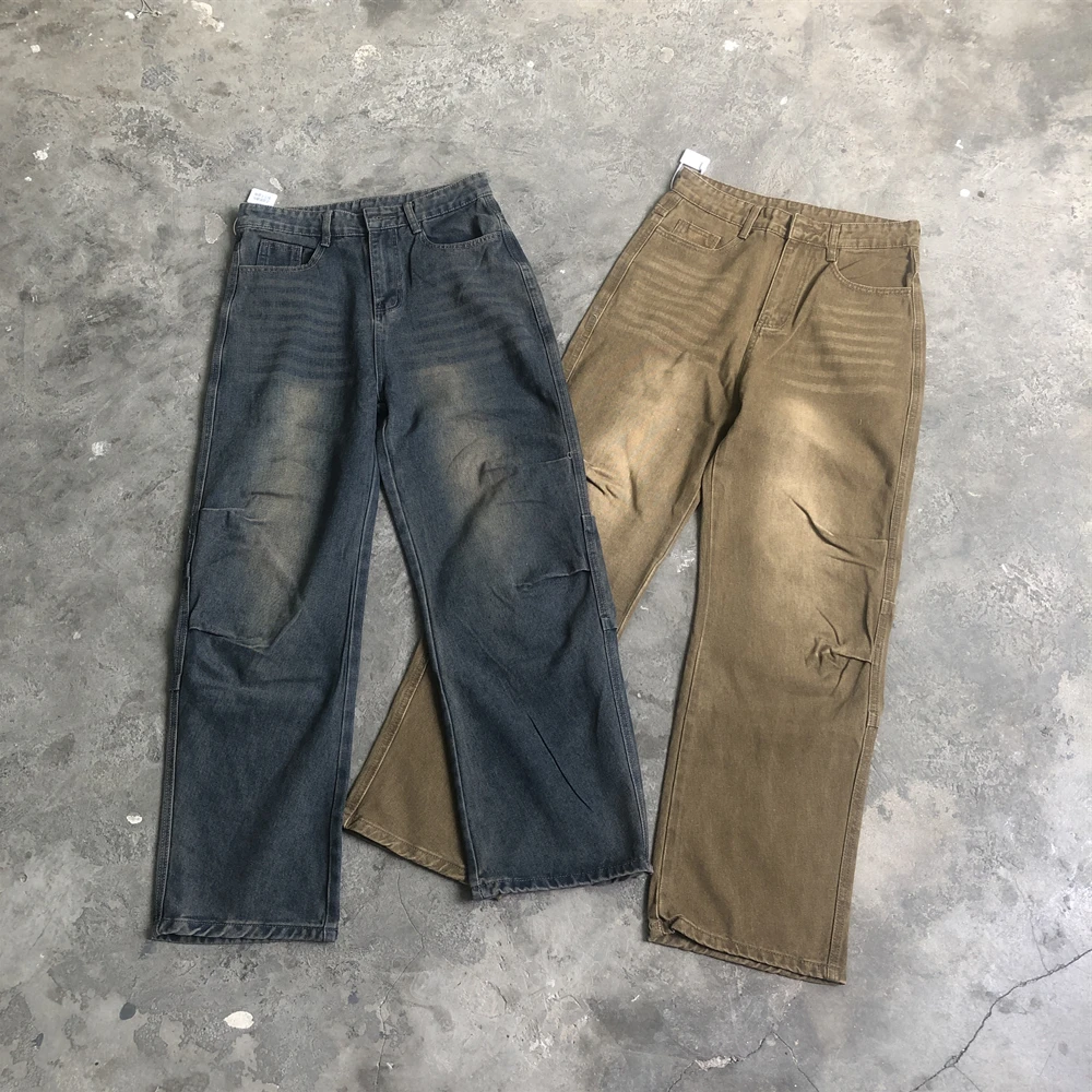 Frog Drift Fashion Best Quality American Style Vintage Jeans Loose Casual Streetwear Pants Clothing Trousers For Men Woman
Frog Drift Fashion Best Quality American Style Vintage Jeans Loose Casual Streetwear Pants Clothing Trousers For Men Woman