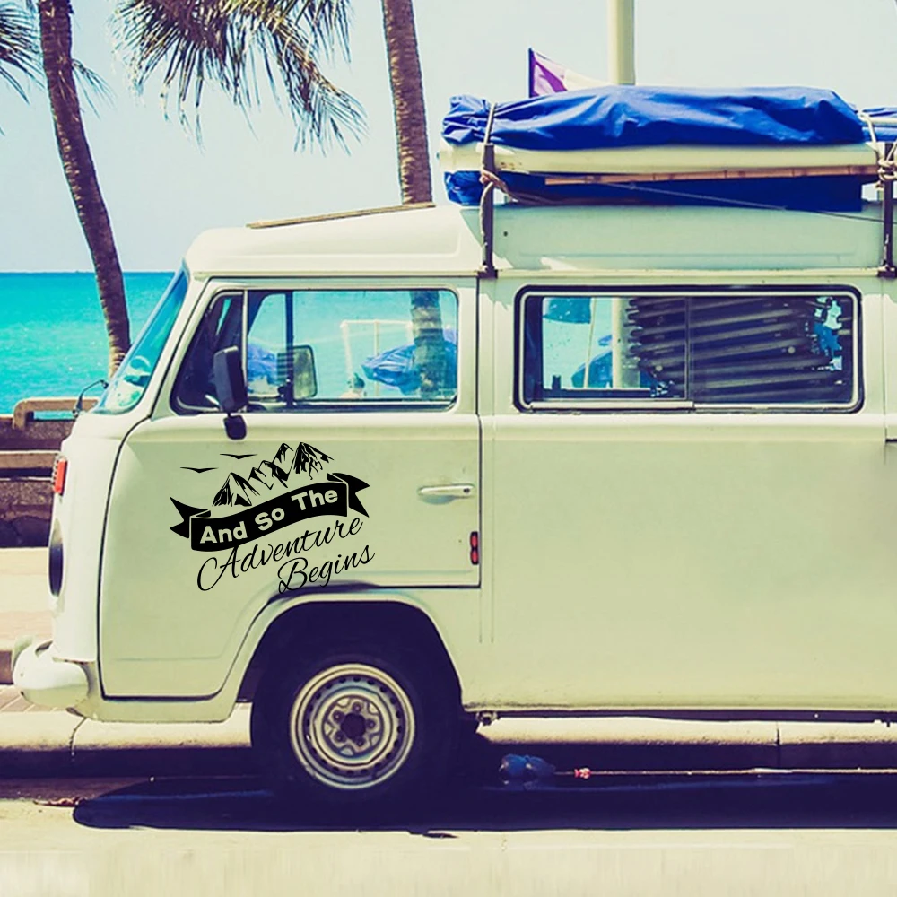 And So The Adventure Begins Camper Rv Sticker Decal Funny Novelty Travel Holiday Car Sticker Van Camping Caravan Motorhome Vinyl
And So The Adventure Begins Camper Rv Sticker Decal Funny Novelty Travel Holiday Car Sticker Van Camping Caravan Motorhome Vinyl