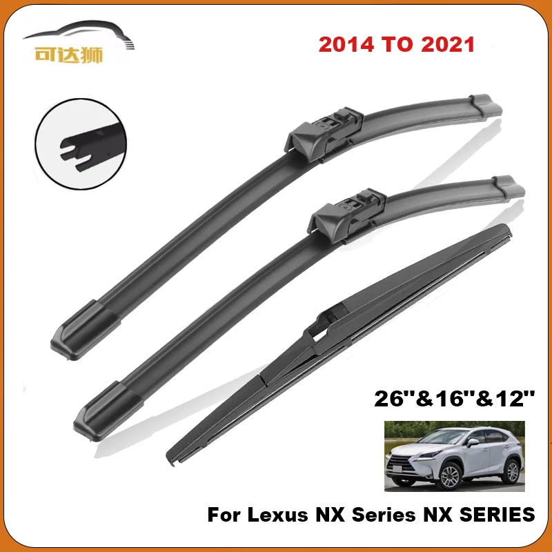 Для Lexus NX Series 2014 2015 2021, щетка стеклоочистителя автомобиля 26 "16" 12 "автомобильные щетки стеклоочистителей, аксессуары для мытья окон
Для Lexus NX Series 2014 2015 2021, щетка стеклоочистителя автомобиля 26 "16" 12 "автомобильные щетки стеклоочистителей, аксессуары для мытья окон