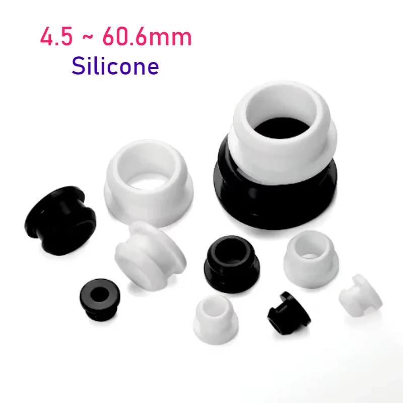 4.5~60.6mm Black/White Silicone Rubber Snap-on Grommet Plug Bung Wire Cable Wiring Protect Bushes O-rings Sealed Gasket
4.5~60.6mm Black/White Silicone Rubber Snap-on Grommet Plug Bung Wire Cable Wiring Protect Bushes O-rings Sealed Gasket