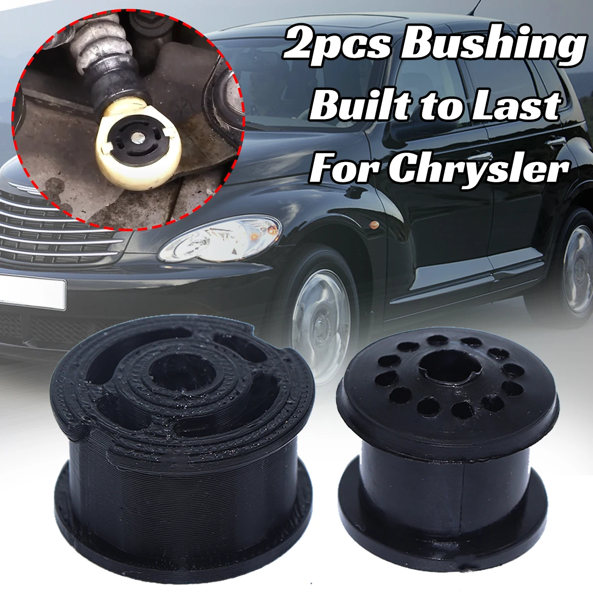 2pcs For Chrysler PT Cruiser Neon Dodge Daytona Shift Cable Bushing Kit MT Gear Selector Linkage Repair Grommet Smooth Shifting 
2pcs For Chrysler PT Cruiser Neon Dodge Daytona Shift Cable Bushing Kit MT Gear Selector Linkage Repair Grommet Smooth Shifting