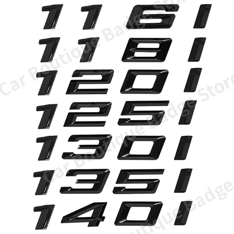 ABS Car Trunk Letter Logo Badge Emblem Decal Sticker For BMW 1 Series 116i 118i 120i 125i 130i 135i 140i E81 E82 E87 E88 F20 F21
ABS Car Trunk Letter Logo Badge Emblem Decal Sticker For BMW 1 Series 116i 118i 120i 125i 130i 135i 140i E81 E82 E87 E88 F20 F21