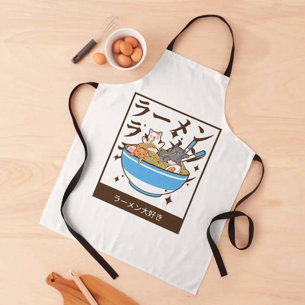 Japanese Food Ramen Cat Kawaii Apron Chef Uniform For Men cookings for women kitchen utensil Apron
Japanese Food Ramen Cat Kawaii Apron Chef Uniform For Men cookings for women kitchen utensil Apron