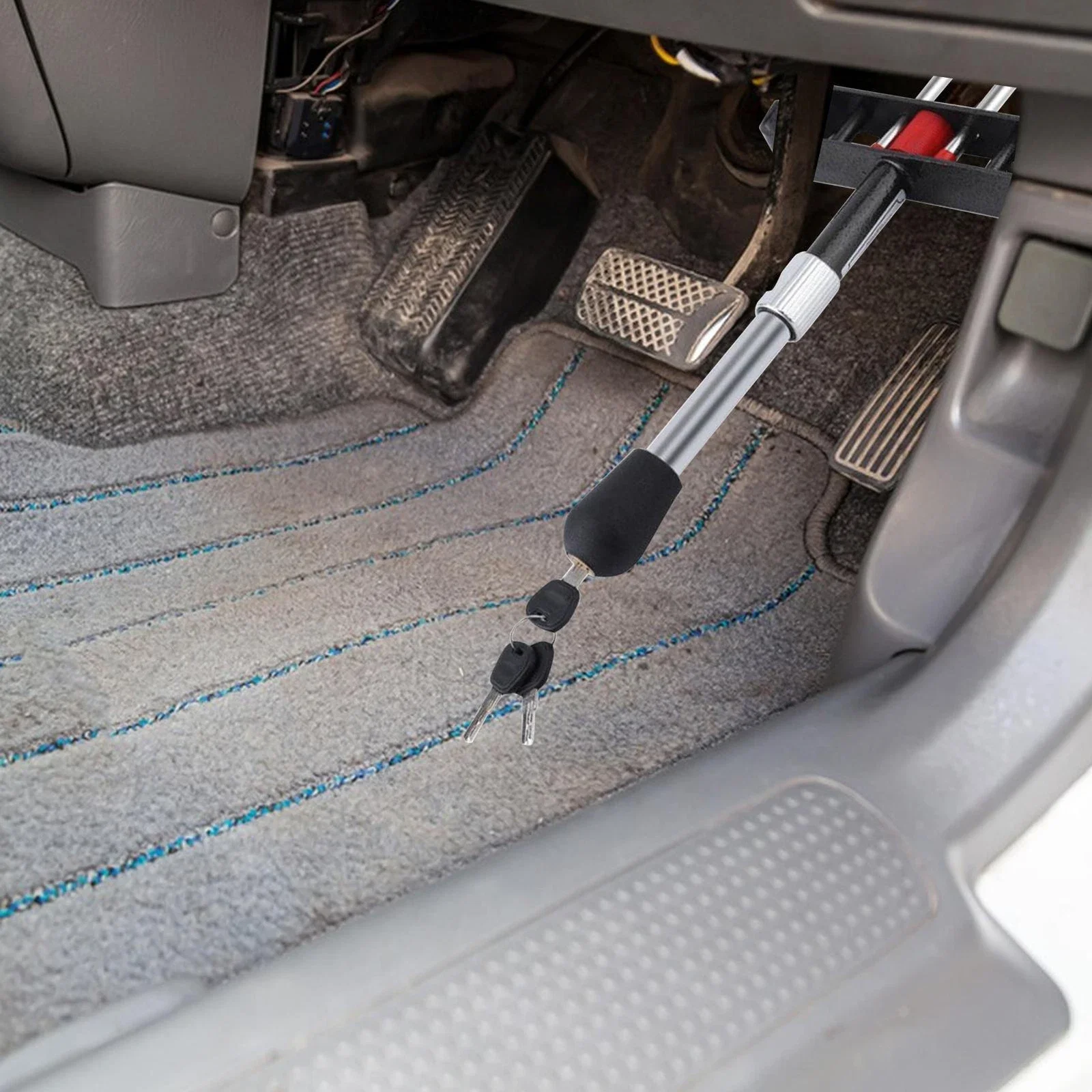 Clutch Brake Lock Robust Security Anti-Theft Device Car Lock Foot Pedal Lock Stainless For Vehicle Security Car Most Cars
Clutch Brake Lock Robust Security Anti-Theft Device Car Lock Foot Pedal Lock Stainless For Vehicle Security Car Most Cars