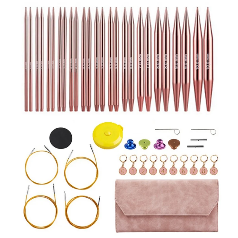 A78Z-Aluminum Interchangeable Sewing Crochet Needles Circular Knitting Needles Set Weaving Yarn Knitting Tools Weave Kit
A78Z-Aluminum Interchangeable Sewing Crochet Needles Circular Knitting Needles Set Weaving Yarn Knitting Tools Weave Kit