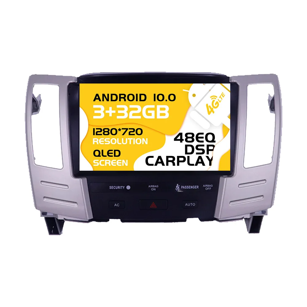 ZWNAV Car Radio Stereo Receiver Android 10 For Toyota Harrier For Lexus RX300 2004 2005 2006-2008 GPS Receiver Player Head Unit
ZWNAV Car Radio Stereo Receiver Android 10 For Toyota Harrier For Lexus RX300 2004 2005 2006-2008 GPS Receiver Player Head Unit