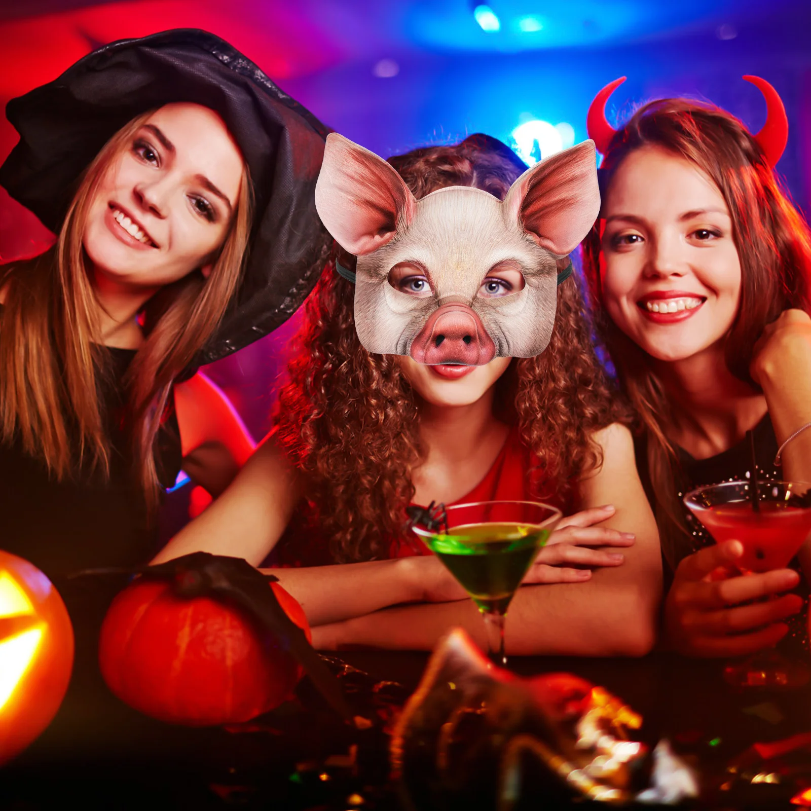 Halloween Pig Mask Adult Animal Mask Half Face Realistic Printed Eva Material for Masquerade Carnival Party Performance Use
Halloween Pig Mask Adult Animal Mask Half Face Realistic Printed Eva Material for Masquerade Carnival Party Performance Use