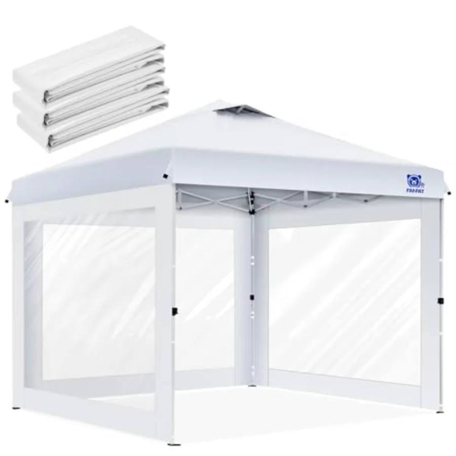 3Pcs Clear Canopy Sidewalls for 10x10 Pop Up Tent Transparent Window Curtain Cloth 8 Mil PVC Enclosure Fabric with Zipper Not I
3Pcs Clear Canopy Sidewalls for 10x10 Pop Up Tent Transparent Window Curtain Cloth 8 Mil PVC Enclosure Fabric with Zipper Not I