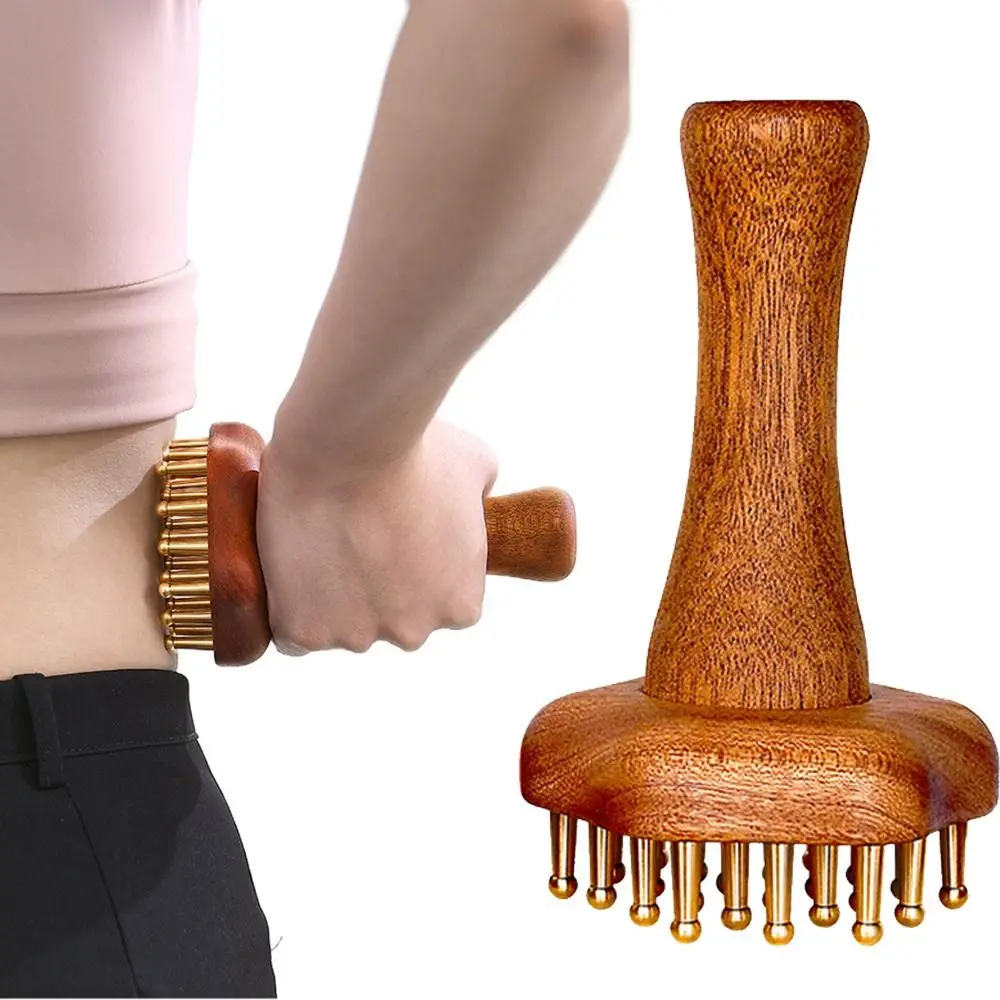 Portable Wood Massage Brush Wooden Handle Copper Head Brass Gua Sha Massage Tool Skin Scraping Comfortable Meridian Massager
Portable Wood Massage Brush Wooden Handle Copper Head Brass Gua Sha Massage Tool Skin Scraping Comfortable Meridian Massager