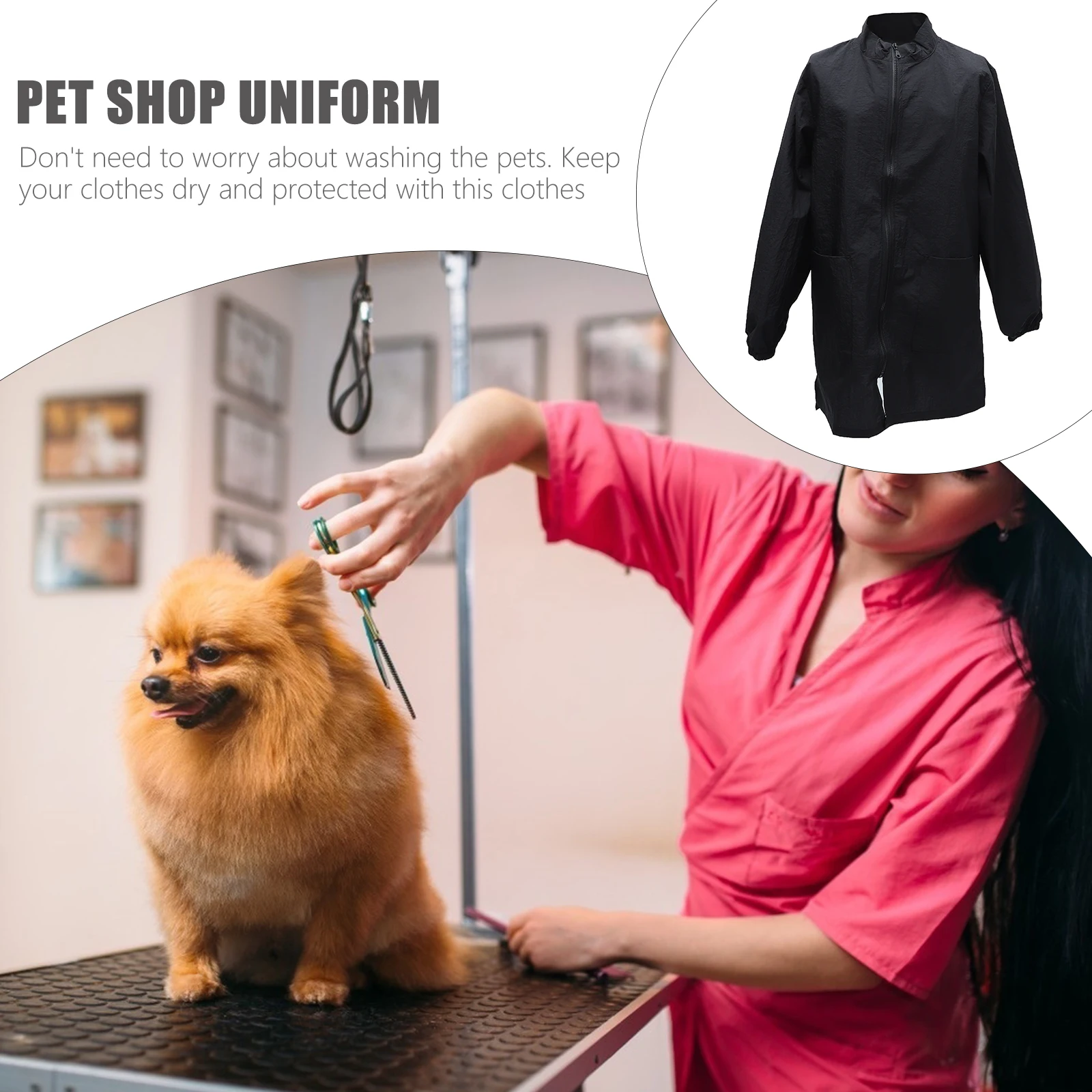 Pet Grooming Apron Waterproof Beautician Uniform For Pet Shop Salon Bath Barber Outdoor Dog Accessories Overalls Cosmetologist
Pet Grooming Apron Waterproof Beautician Uniform For Pet Shop Salon Bath Barber Outdoor Dog Accessories Overalls Cosmetologist
