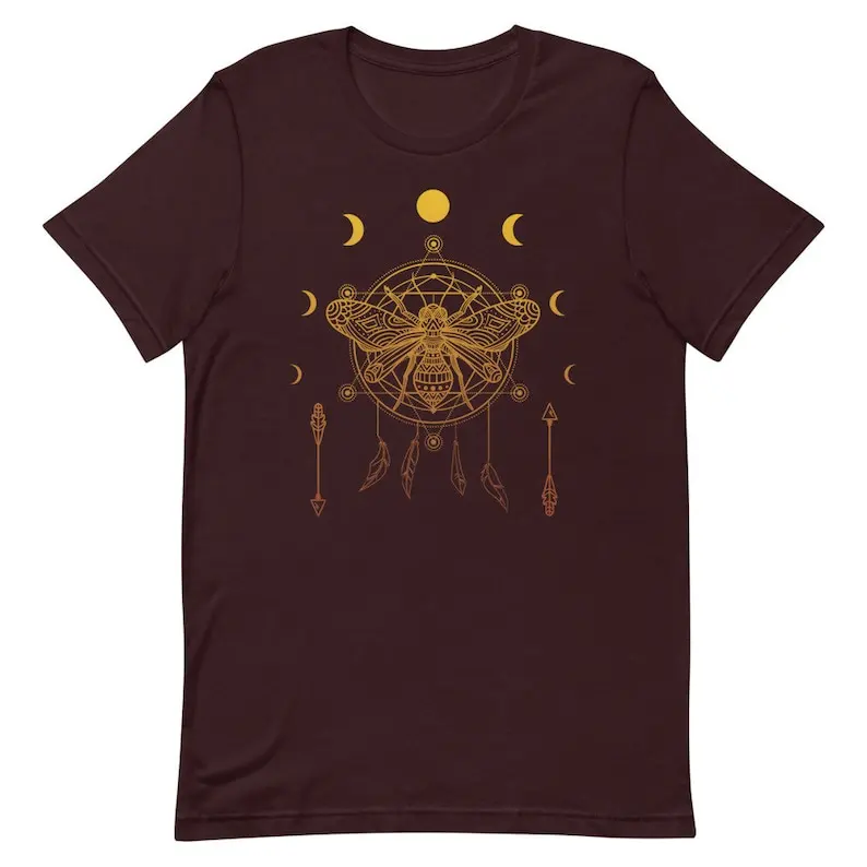Bee Artwork Sacred Geometry Tee Moon Phases Boho Arrows Dream Catcher Spiritual Gift Short-Sleeve Unisex T-Shirt
Bee Artwork Sacred Geometry Tee Moon Phases Boho Arrows Dream Catcher Spiritual Gift Short-Sleeve Unisex T-Shirt