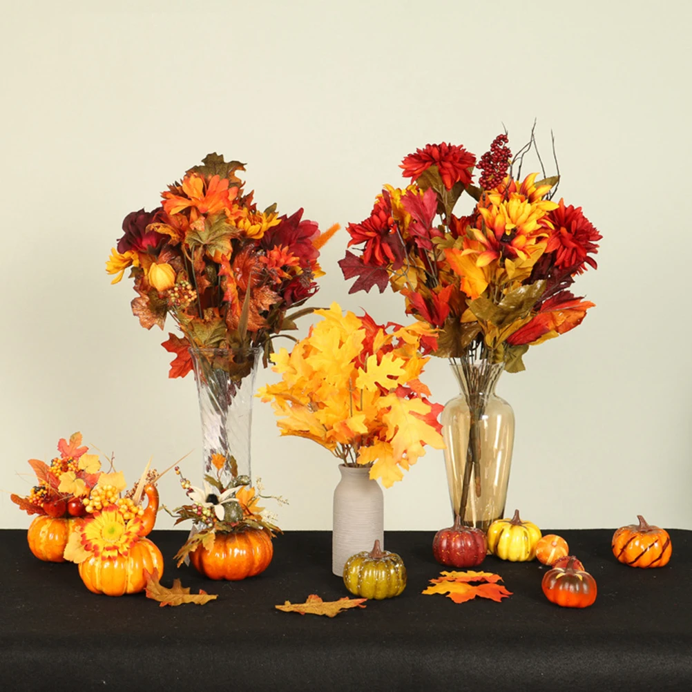 2pcs Lifelike Foam Pumpkins Halloween Decor Simulation Pumpkin Fall Party Supplies Thanksgiving Decoration Sunflower Maple Leaf
2pcs Lifelike Foam Pumpkins Halloween Decor Simulation Pumpkin Fall Party Supplies Thanksgiving Decoration Sunflower Maple Leaf