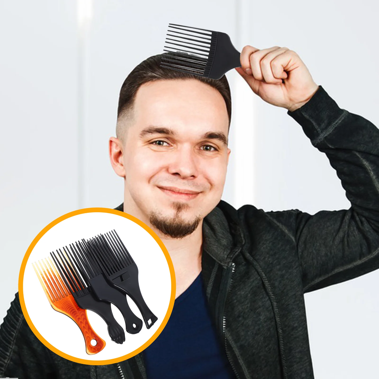 Hair Pick Afro Comb Lift Teasing Clips Hairdressing Tool Handheld Picks for Women's
Hair Pick Afro Comb Lift Teasing Clips Hairdressing Tool Handheld Picks for Women's