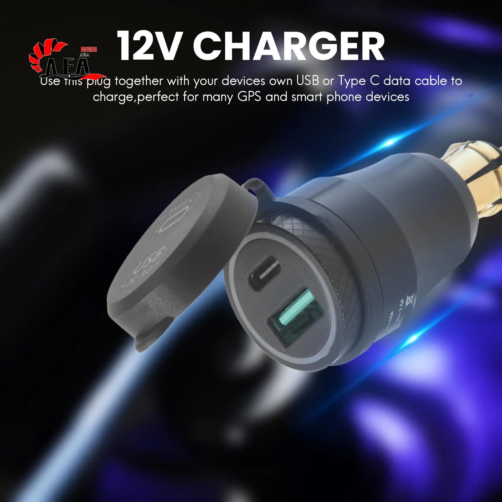 AEA0-Motorcycle Waterproof Fast Charger With Usb Type-C Port 12V/24V Qc3.0 Power Adapter Hella Din Plug Socket For Bmw Ducati Tr
AEA0-Motorcycle Waterproof Fast Charger With Usb Type-C Port 12V/24V Qc3.0 Power Adapter Hella Din Plug Socket For Bmw Ducati Tr
