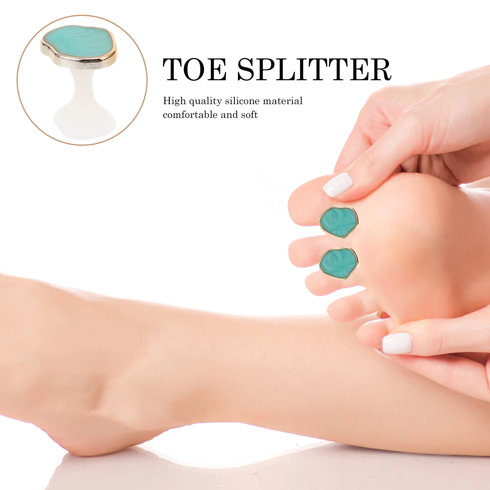 1Set Pedicure Toe Separator Soft Silicone Nail Art Tool for Manicure Foot Toe Dividers Spacers Separators Kit Manicure Tool
1Set Pedicure Toe Separator Soft Silicone Nail Art Tool for Manicure Foot Toe Dividers Spacers Separators Kit Manicure Tool