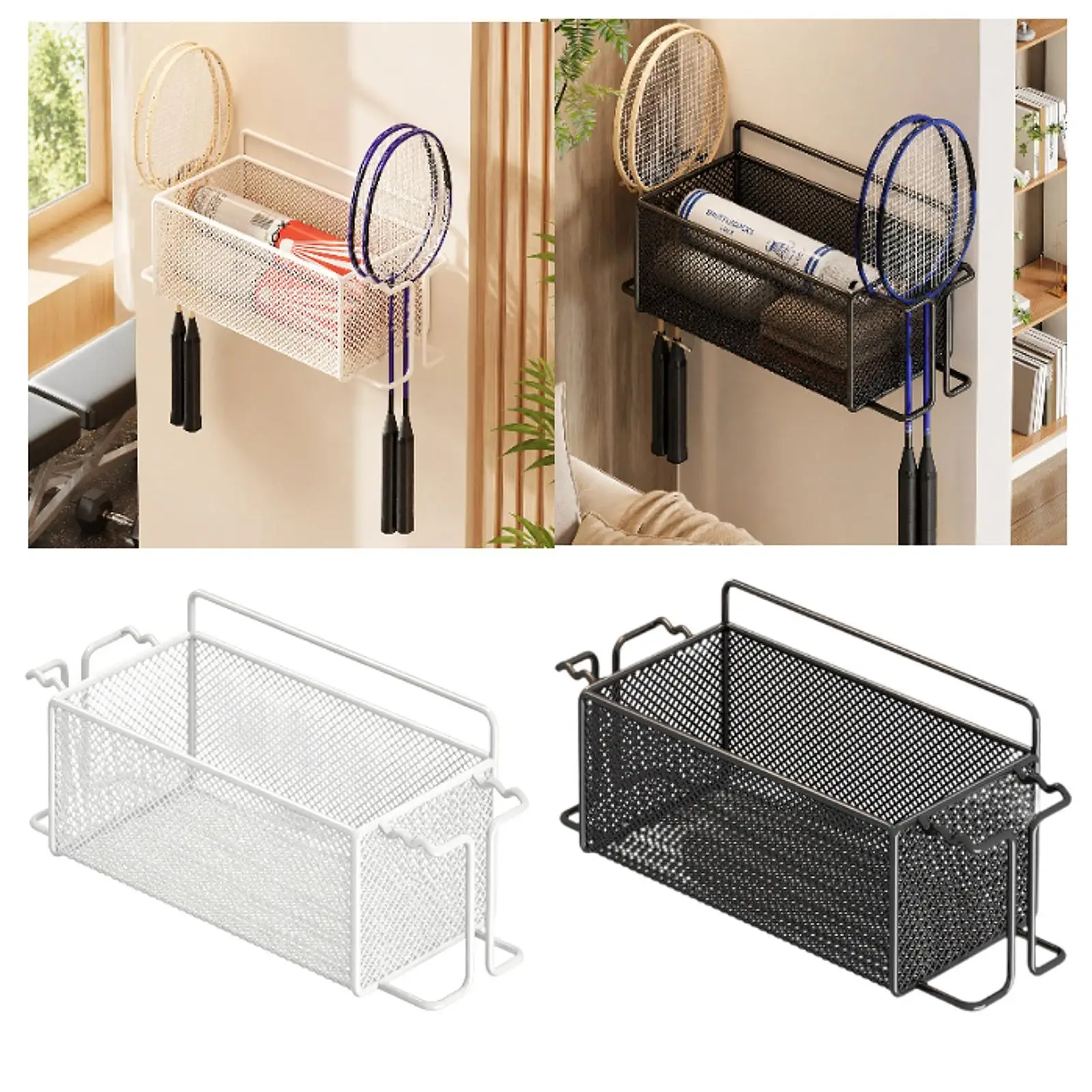 Badminton Racket Holder Ball Storage Basket Shelf Basket Organizer Iron Space Saving Heavy Duty
Badminton Racket Holder Ball Storage Basket Shelf Basket Organizer Iron Space Saving Heavy Duty