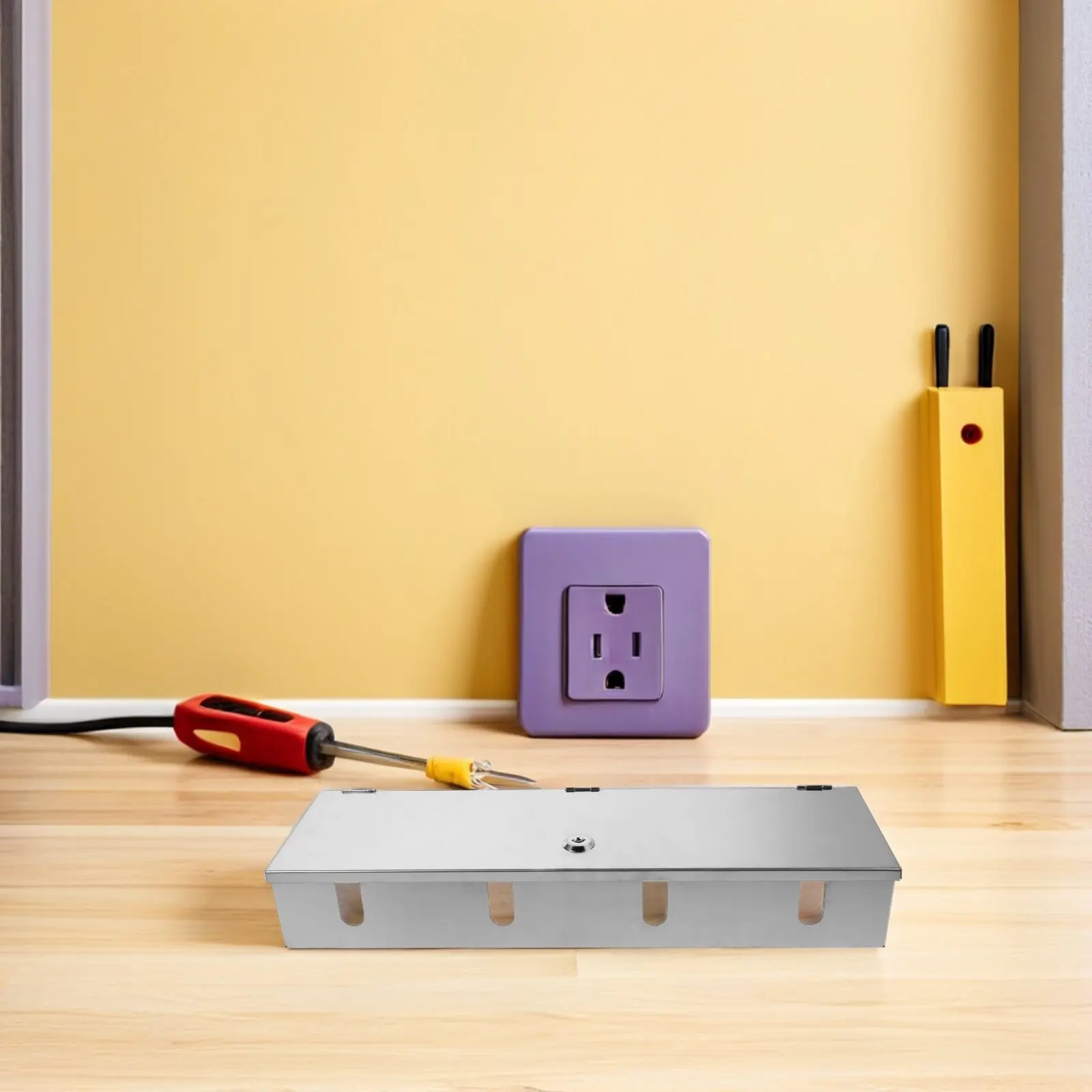 Heavy-Duty Stainless Steel Waterproof Socket Box Lockable Outdoor Electrical Box for Industrial Residential Use Anti-Theft
Heavy-Duty Stainless Steel Waterproof Socket Box Lockable Outdoor Electrical Box for Industrial Residential Use Anti-Theft
