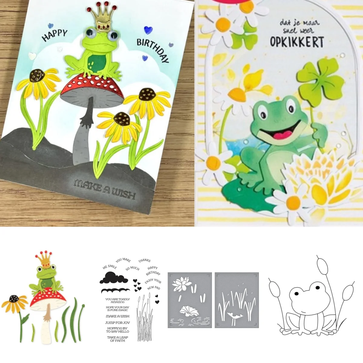 Frog Clear Stamps Metal Cutting Dies Stencil for DIY Making Card Scrapbook Embossed Paper Craft Supplies Template Decoration
Frog Clear Stamps Metal Cutting Dies Stencil for DIY Making Card Scrapbook Embossed Paper Craft Supplies Template Decoration