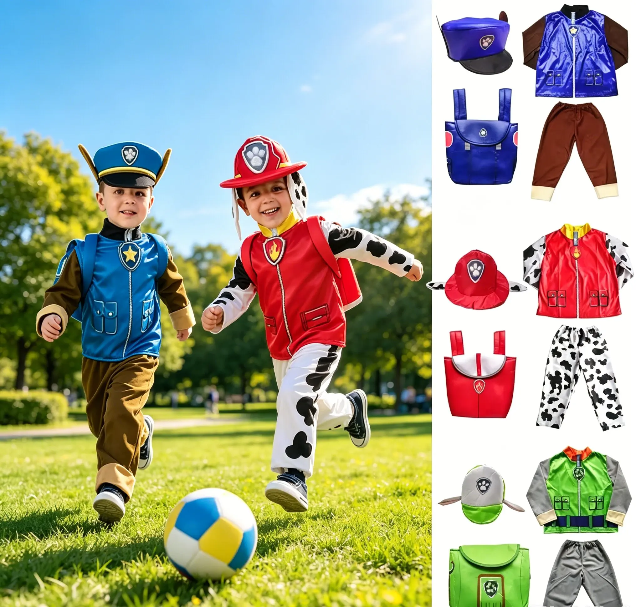 New Boy Girl Rocky Rubble Skye Marshall Zuma Chase Cosplay Costume Halloween Purim Child Kid Birthday Party Gift Fancy Dress
New Boy Girl Rocky Rubble Skye Marshall Zuma Chase Cosplay Costume Halloween Purim Child Kid Birthday Party Gift Fancy Dress