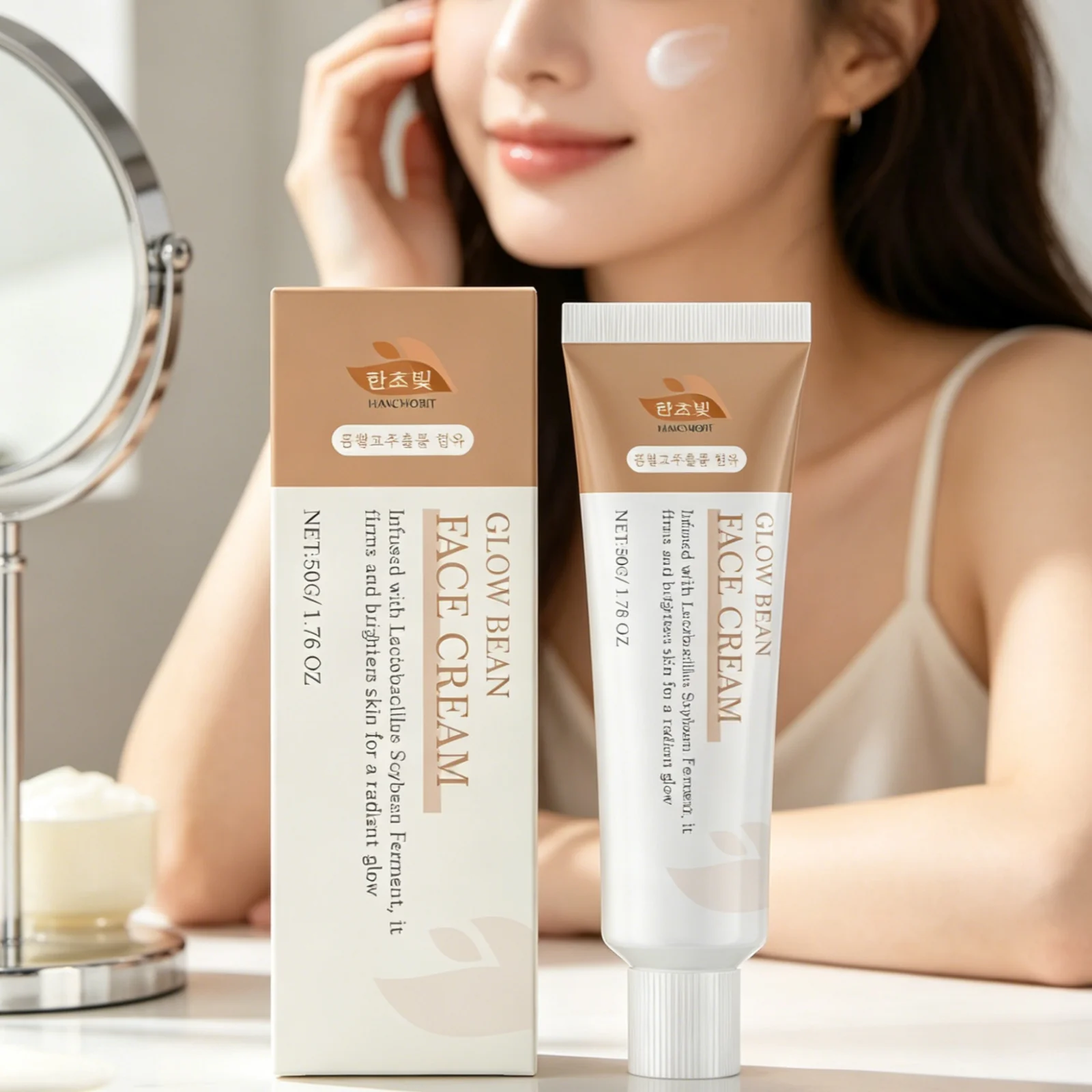 Hanchobit Glow Bean Face Cream Long Lasting Moisturizing Brightening Skin Smoothing Anti Wrinkle Gentle Radiant Glow Face Cream
Hanchobit Glow Bean Face Cream Long Lasting Moisturizing Brightening Skin Smoothing Anti Wrinkle Gentle Radiant Glow Face Cream