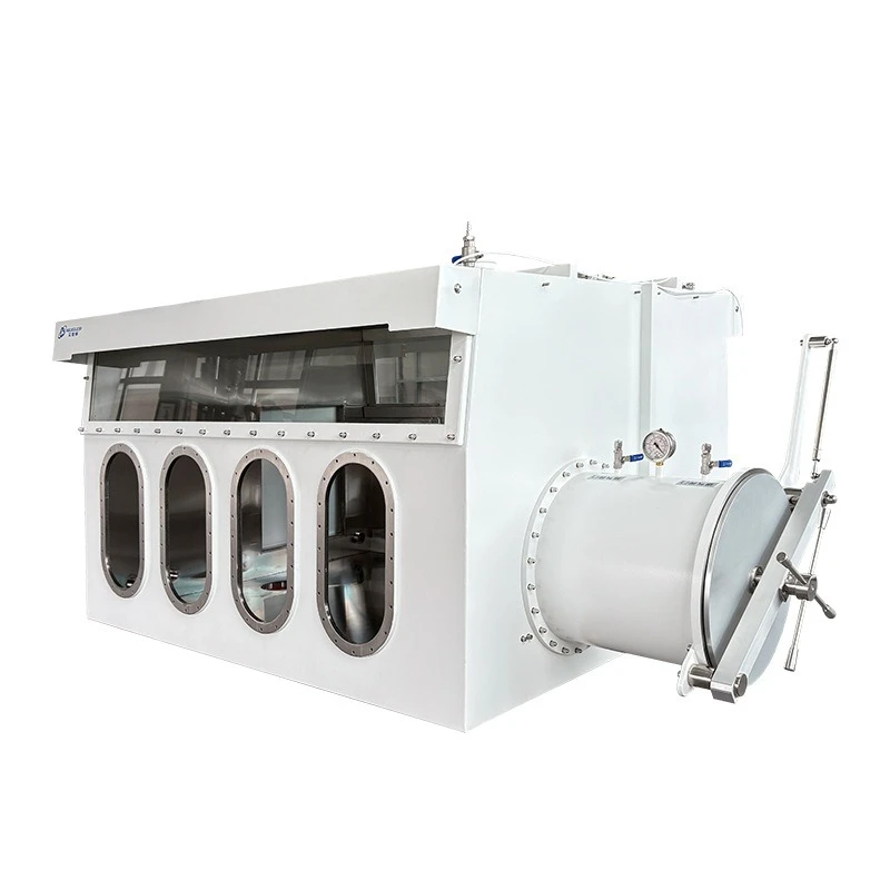 Vacuum Glove Box Laboratory Face-to-face Anaerobic Operation Box Up and Down Docking Feeding 304 Stainless Steel Glove Box
Vacuum Glove Box Laboratory Face-to-face Anaerobic Operation Box Up and Down Docking Feeding 304 Stainless Steel Glove Box
