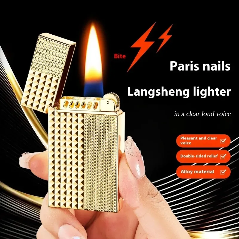 2026 New Ultra-thin Special-shaped Metal Grinding Wheel Kerosiene Lighter High-end Windproof Smoking Accessories Men's Gadgets
2026 New Ultra-thin Special-shaped Metal Grinding Wheel Kerosiene Lighter High-end Windproof Smoking Accessories Men's Gadgets
