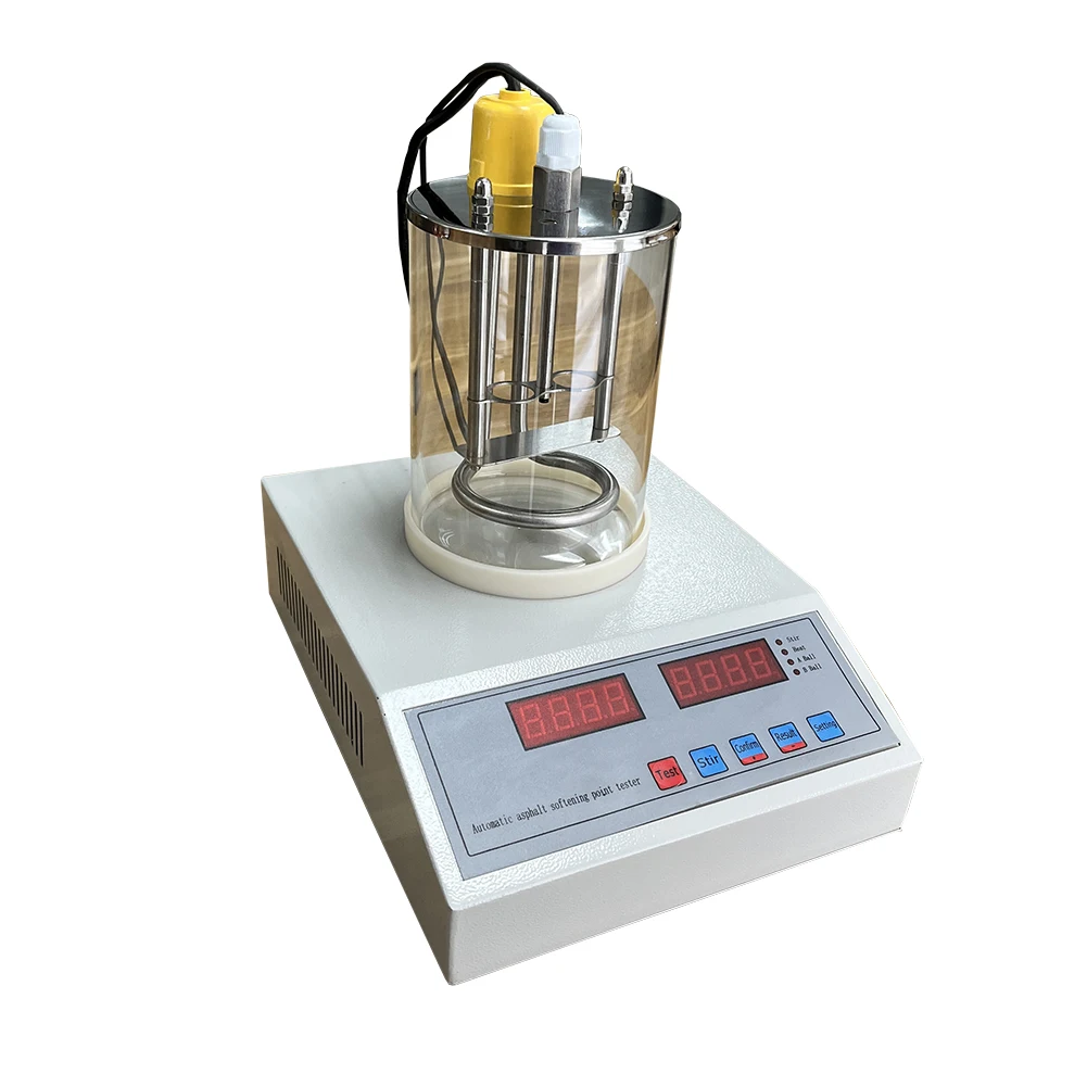 Asphalt softening point tester with ring ball
Asphalt softening point tester with ring ball