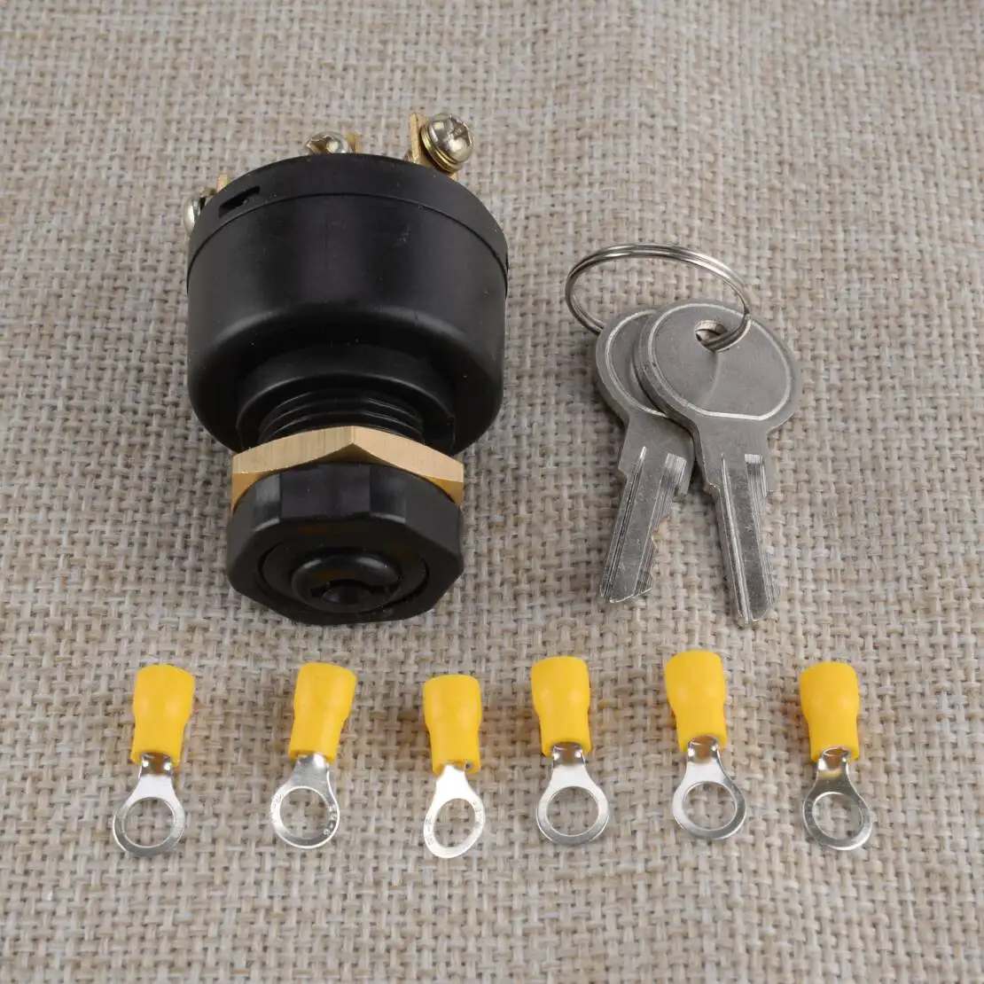 NEW Ignition Starter Switch & 2 Keys & Terminal Block Fit For Marine Boat Yacht Johnson Evinrude Push to Choke Inboard Outboard
NEW Ignition Starter Switch & 2 Keys & Terminal Block Fit For Marine Boat Yacht Johnson Evinrude Push to Choke Inboard Outboard